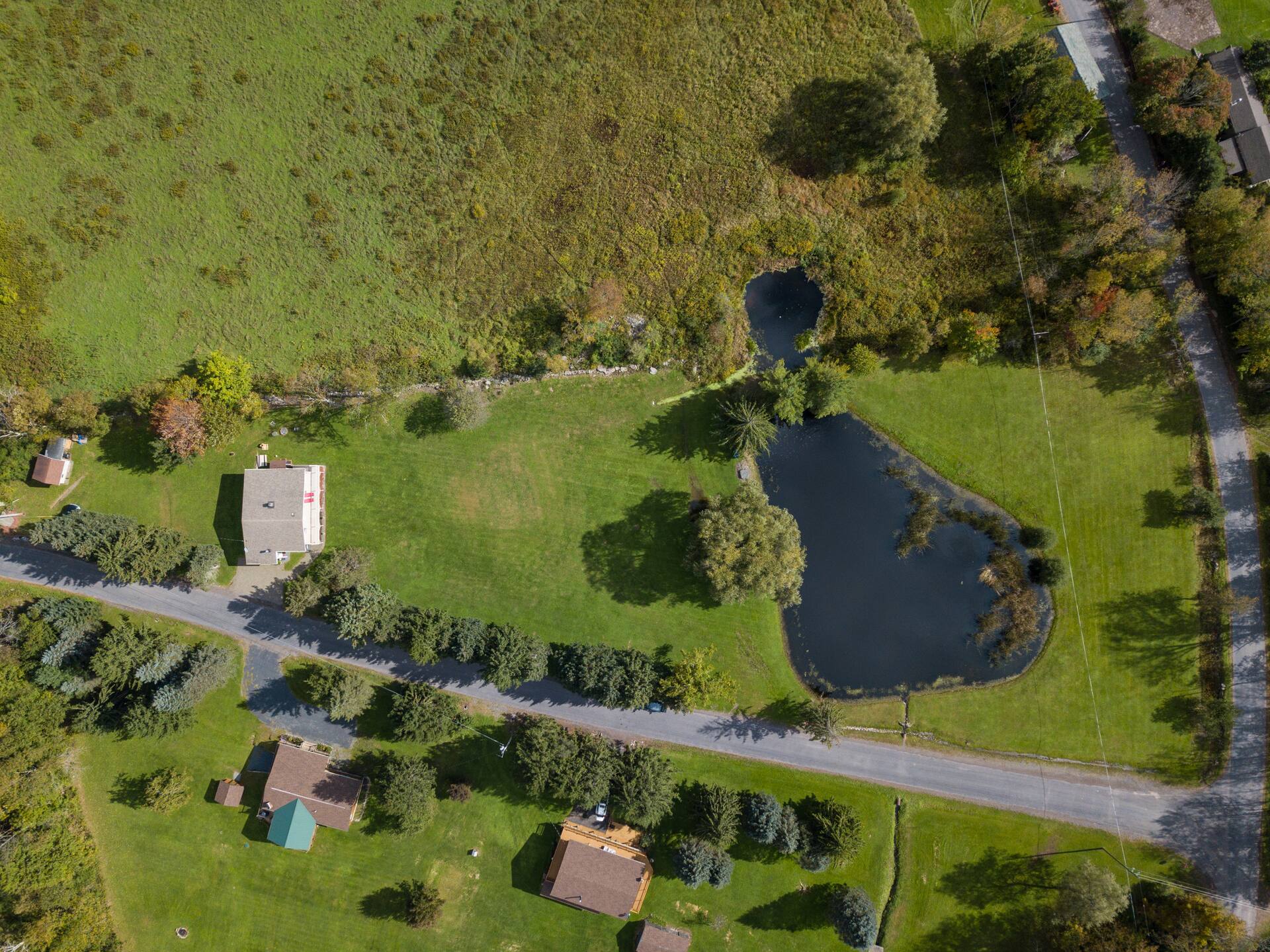 Hog Mountain Chalet in the Catskills at dusk